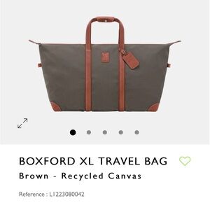 Longchamp Brown Travel Bag Spacious Durable